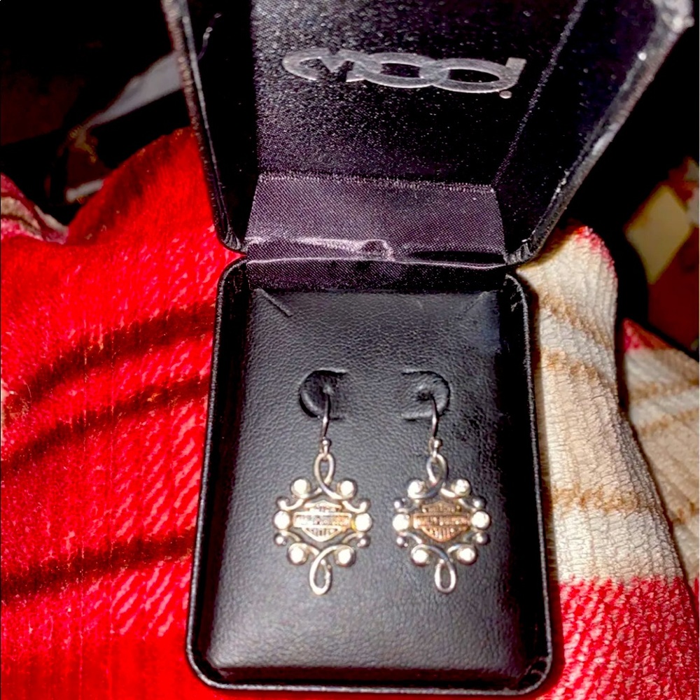 Harley Davidson earrings